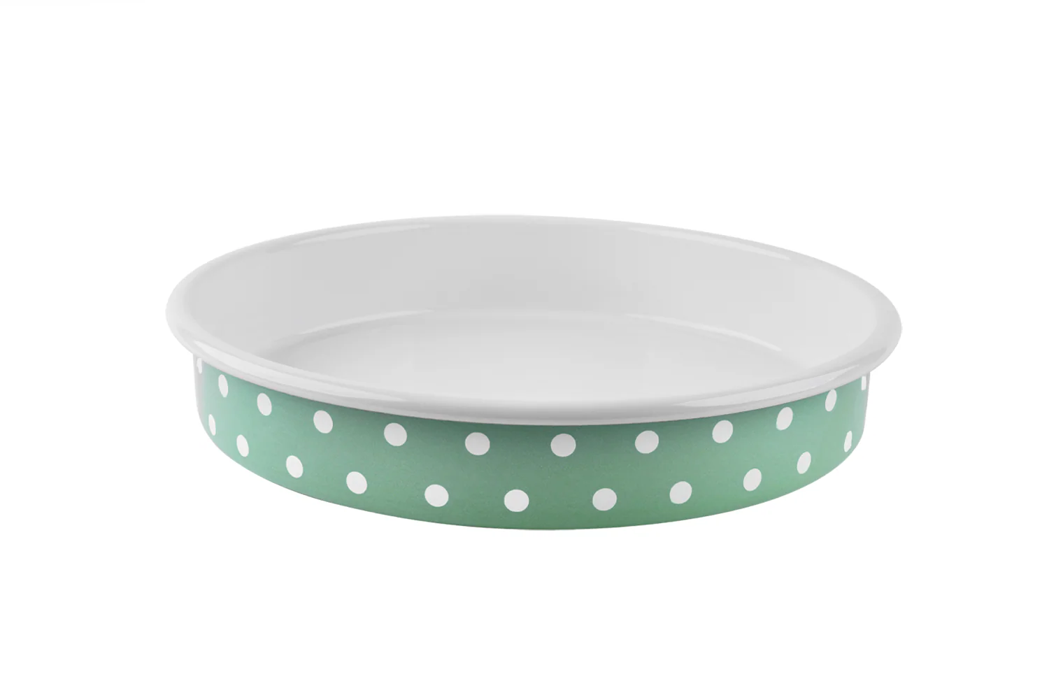 Sallys Emaille Ofenform - Ø32 cm - gepunktet - Image 5